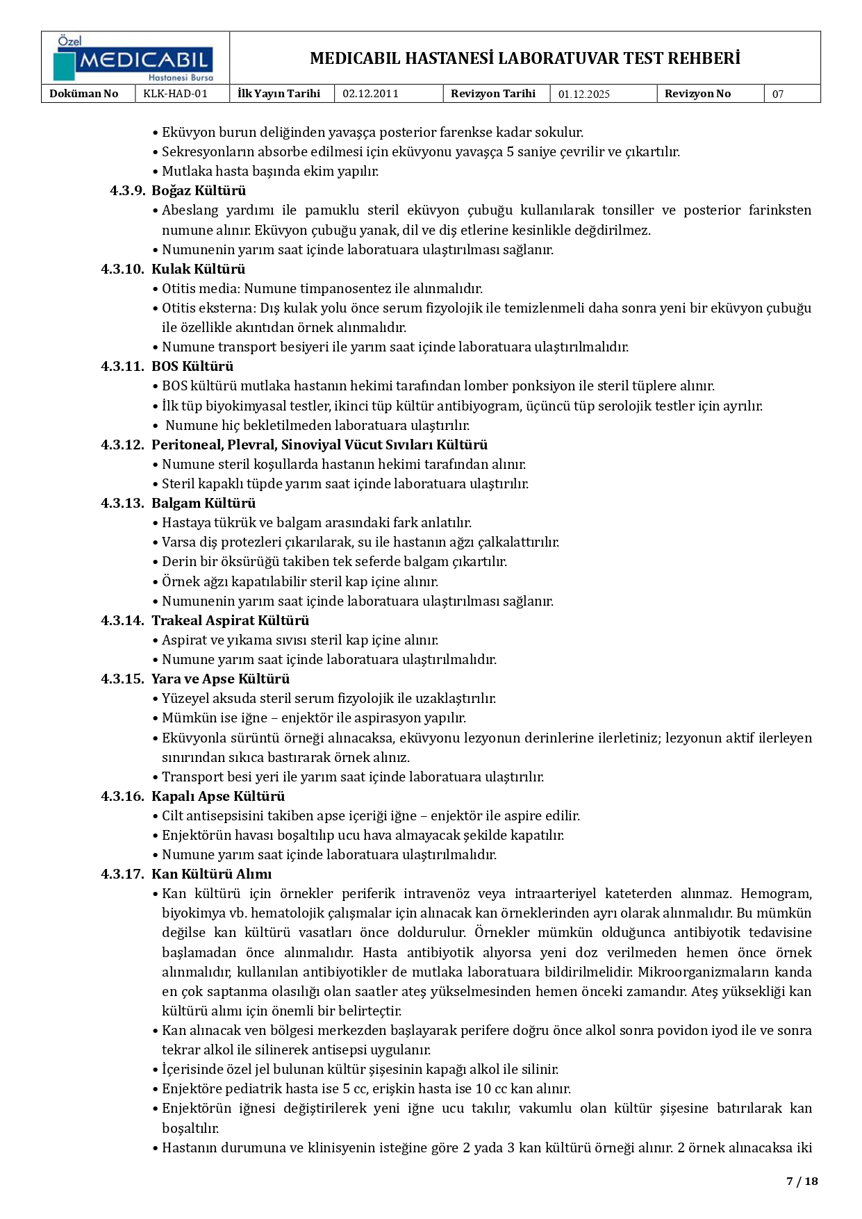 Labaratuvar Rehberi - 7